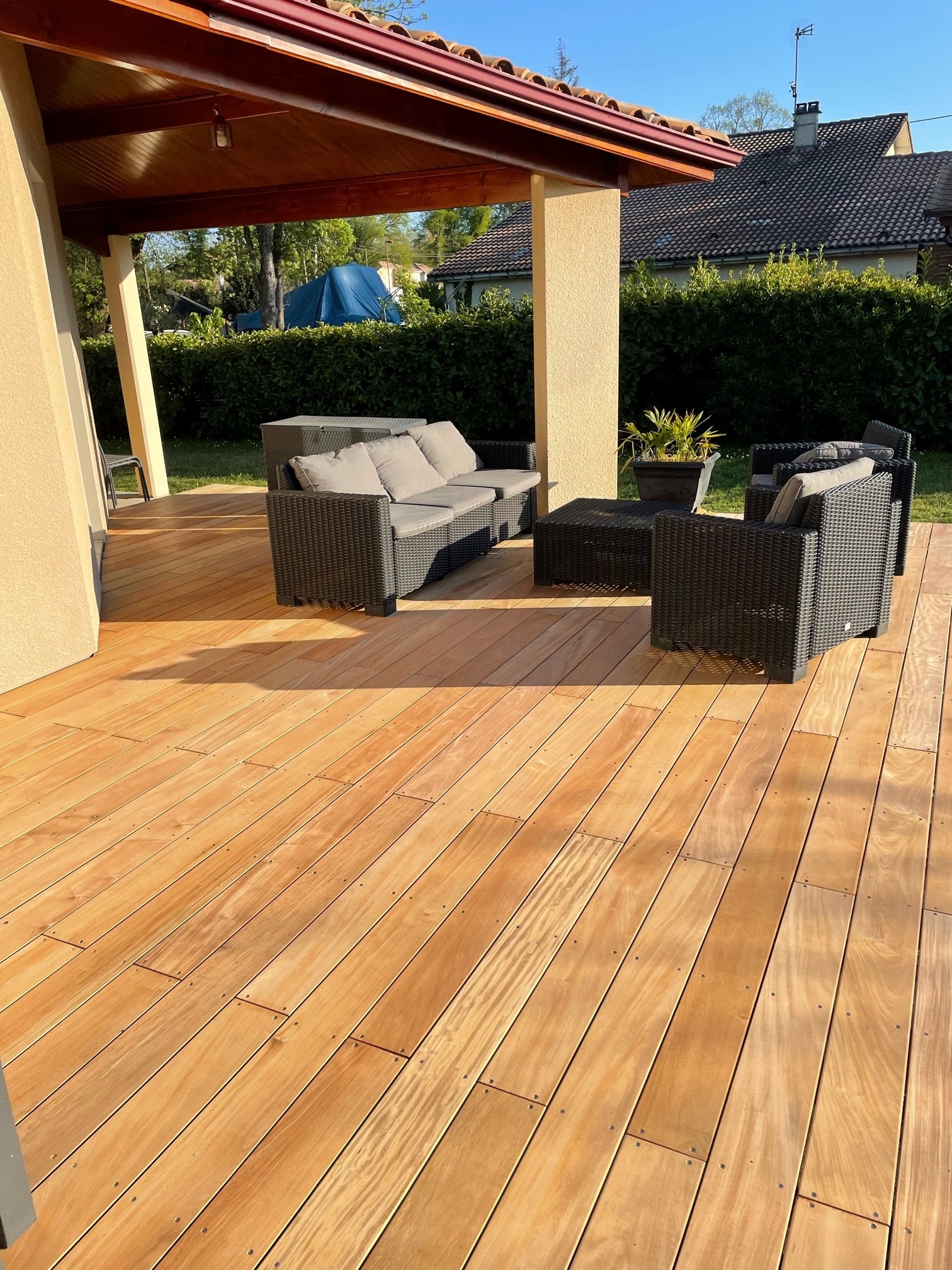 Realisation Sourdes Lames Terrasse Garapa